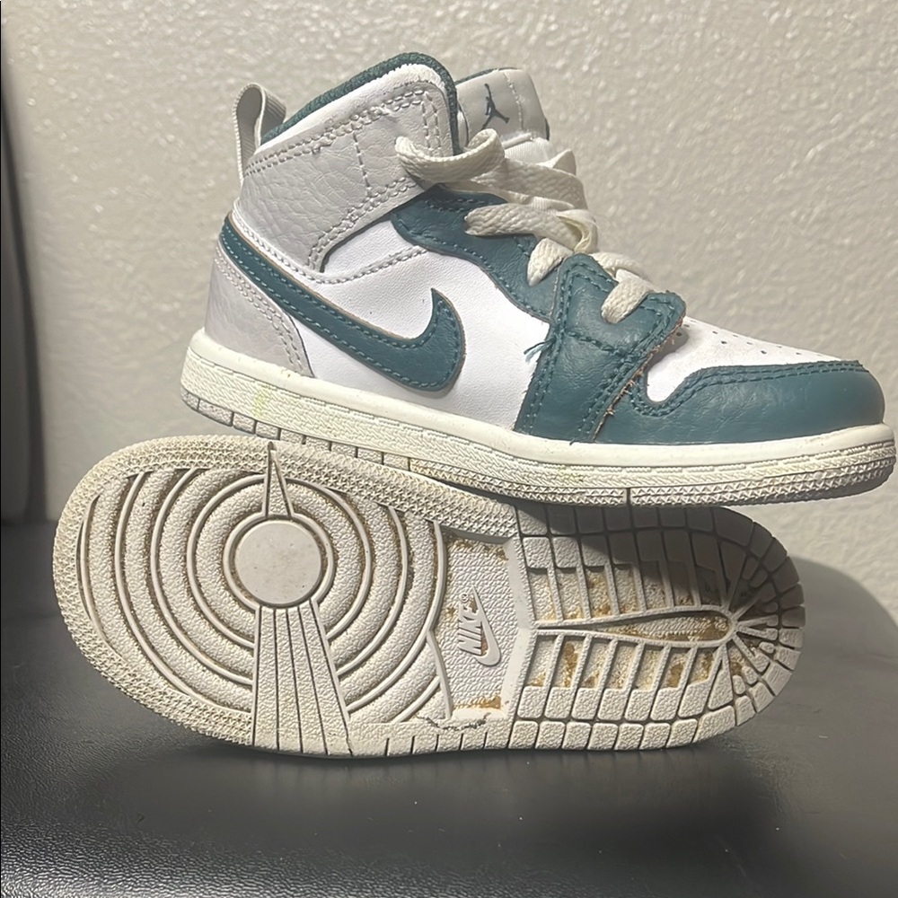 Nike Blue and White Sneakers Classic Dunk Design